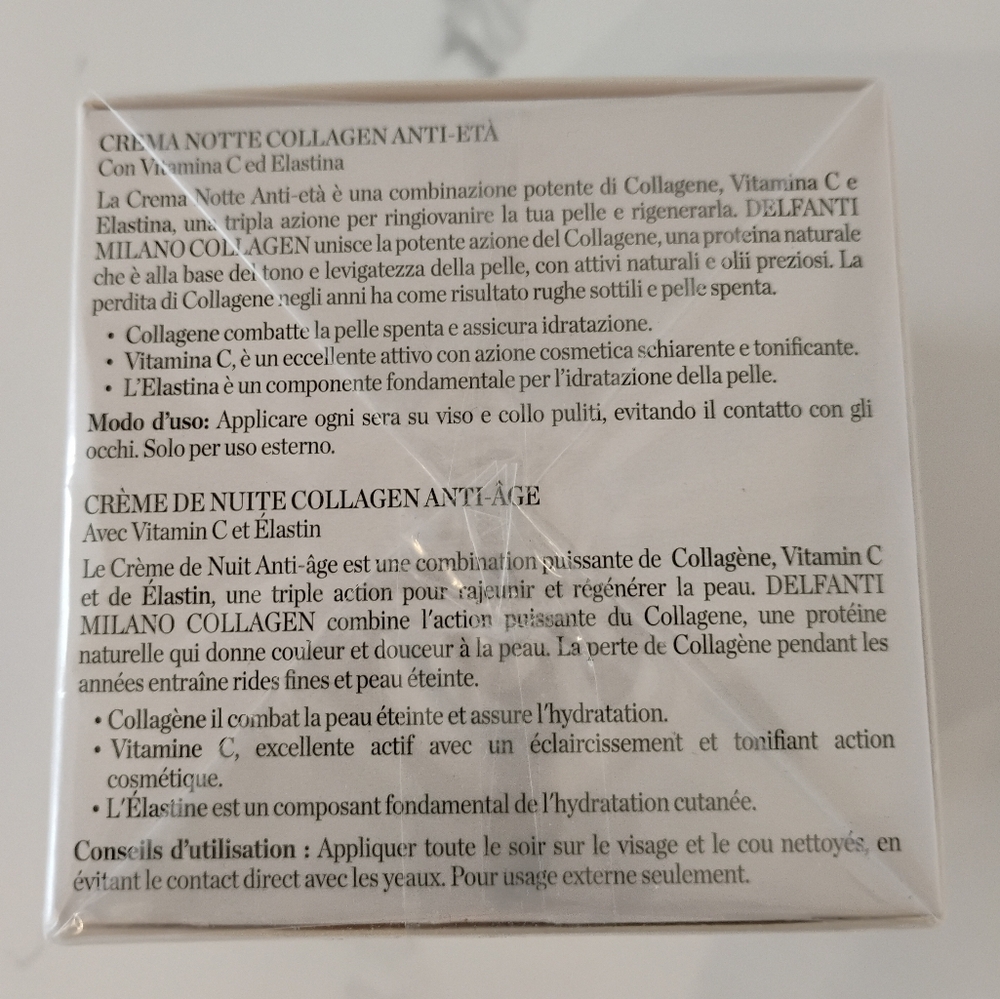 NEW Delfanti Collagen Cream -  Anti-Aging Night Formula - Picture 5 of 6